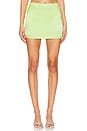 view 1 of 4 Adriana Mini Skirt in Lime Green