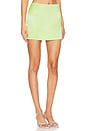 view 2 of 4 Adriana Mini Skirt in Lime Green