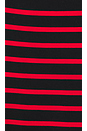 view 5 of 5 Carmen Micro Mini Skirt in Black & Red Stripe