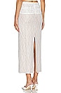 view 3 of 4 Jocelyn Maxi Skirt in White Lace