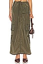 view 1 of 4 Noah Maxi Skirt in Olive Green