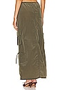 view 3 of 4 Noah Maxi Skirt in Olive Green