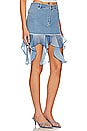 view 2 of 4 Britney Mini Skirt in Blue Denim