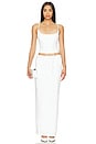 view 4 of 4 x Maggie MacDonald Carolyn Maxi Skirt in White