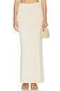 view 1 of 5 Agnese Maxi Skirt in Cream