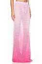 view 2 of 4 Viank Mesh Maxi Skirt in Pink Ombre
