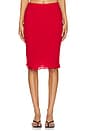 view 1 of 4 x Ella Rose Mischa Midi Skirt in Bright Red