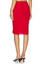 view 3 of 4 x Ella Rose Mischa Midi Skirt in Bright Red