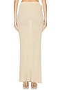 view 4 of 6 Josephine Maxi Skirt in Tan & Gold