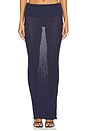 view 1 of 6 Ellison Sheer Maxi Skirt in Navy