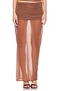 view 1 of 6 Bella Maxi Skirt in Brown