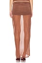 view 4 of 6 Bella Maxi Skirt in Brown