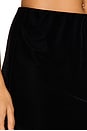 view 6 of 6 x Emma Rose Morgan Velvet Mini Skirt in Black