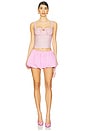 view 5 of 6 TAYLEN 스커트 in Pink Stripe