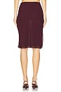 view 4 of 6 Mischa Midi Skirt in Wine Red