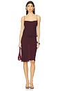 view 5 of 6 Mischa Midi Skirt in Wine Red