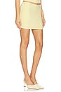 view 2 of 6 Morgan Mini Skirt in Light Yellow