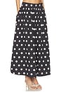 view 2 of 6 Deven Midi Skirt in Black Polka Dot