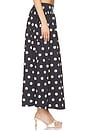 view 3 of 6 Deven Midi Skirt in Black Polka Dot