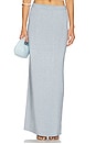 Carla Maxi Skirt in Ice Blue