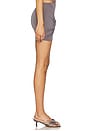 view 3 of 6 Leah Mini Skirt in Slate Grey