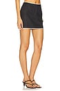 view 2 of 6 Miles Mini Skirt in Black & Ivory
