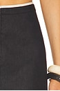 view 6 of 6 Miles Mini Skirt in Black & Ivory