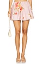 view 1 of 6 Petal Mini Skirt in Pink Nola Floral