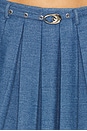 view 6 of 6 Simone Mini Skirt in Denim Blue