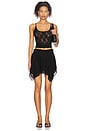 view 5 of 6 Norah Mini Skirt in Black