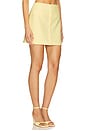 view 2 of 6 Reid Mini Skirt in Light Yellow