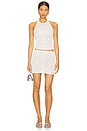 view 5 of 6 Dahlia Mini Skirt in White