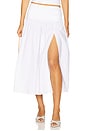 Mac Midi Skirt in White
