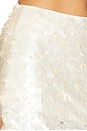 view 6 of 6 Delphine Mini Skirt in White Shell