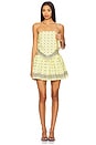 view 5 of 6 Amelia Mini Skirt in Butter Yellow