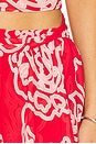 view 6 of 6 Mayci Mini Skirt in Flame Red