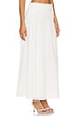 view 2 of 6 Alessia Maxi Skirt in White