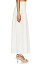 view 3 of 6 Alessia Maxi Skirt in White