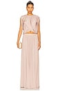 view 5 of 6 Livvy Maxi Skirt in Mauve