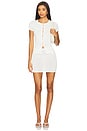 view 5 of 6 Glin Mini Skirt in White