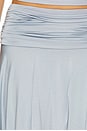 view 6 of 6 Rowan Mini Skirt in Dusty Blue