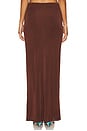 view 4 of 6 Elsy Maxi Skirt in Dark Brown