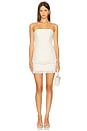 view 5 of 6 Greta Mini Skirt in Cream