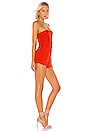 view 2 of 3 Carly Romper in Red