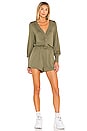 view 1 of 4 Margo Romper in Dark Army Green