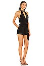 view 2 of 3 Dorian Romper in Black