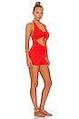 view 2 of 3 Kenya Romper in Red