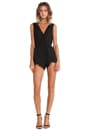 view 4 of 5 Can't Let Go Romper in Black