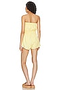 view 3 of 3 Olympia Romper in Butter Yellow