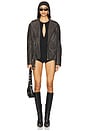 view 4 of 4 Hallie Romper in Black
